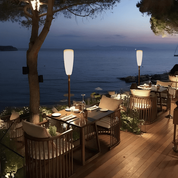 lampadaire sans fil rouille paranocta pour restaurant lampadaire sans fil rouille paranocta pour restaurant