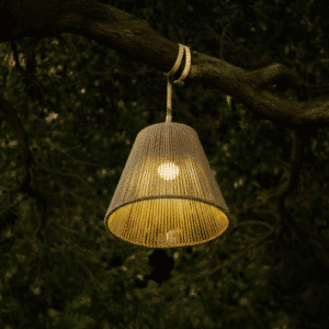 Suspension abat jour DiviNocta avec ampoule Bulbee