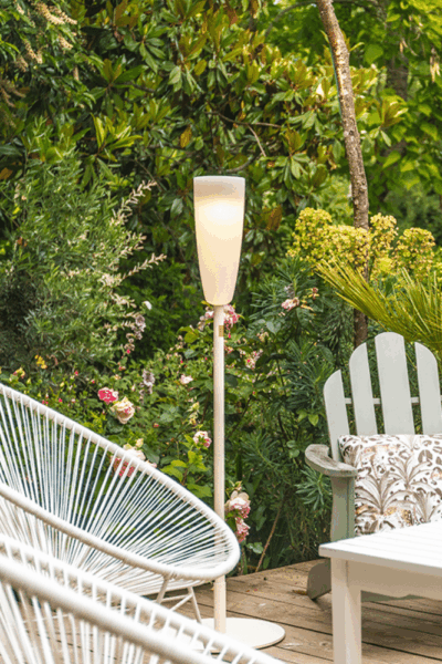 Lampadaire sans fil sur pied pour espace canapé extérieur Lampadaire sans fil sur pied pour espace canapé extérieur